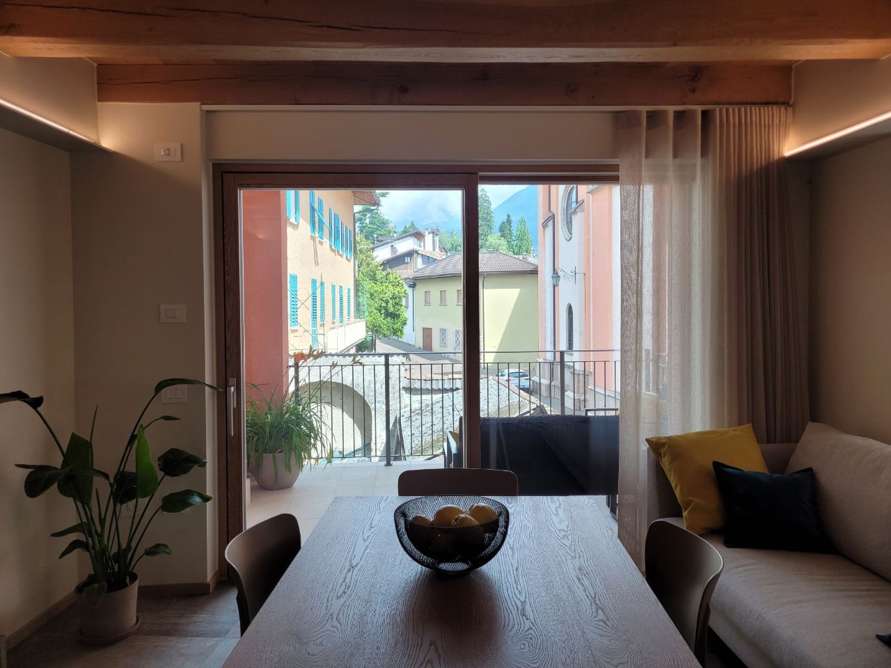 vista verso il terrazzo